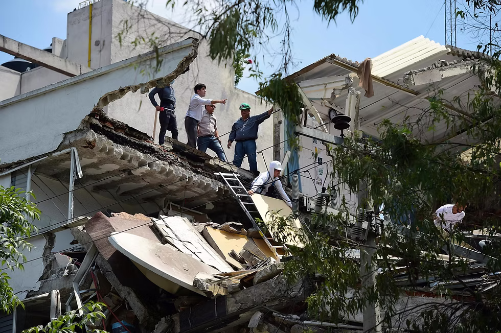 earthquake destruction